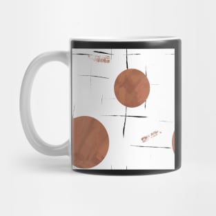 Modern Monochrome with Orange Mug